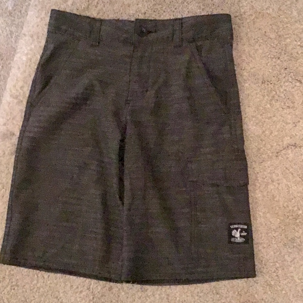 Boys, 12, Vanphibian Heather Gray Vans Board shorts cargo
